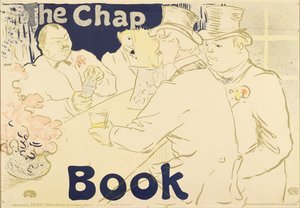 Irský a americký bar, rue Royale, plakát pro The Chapter Book, 1895