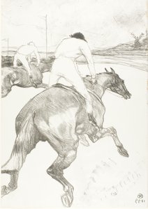 Der Jockey von Henri de Toulouse-Lautrec