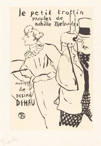 The Little Errand-Girl Le petit trottin, 1893. od Henri de Toulouse Lautrec