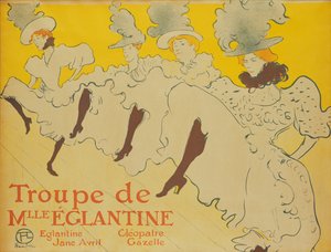 Die Truppe von Mademoiselle Eglantine, 1896 von Henri de Toulouse Lautrec