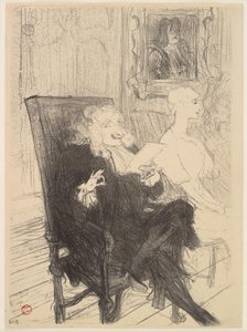 Truffier und Moreno, in Les Femmes Savantes von Henri de Toulouse-Lautrec