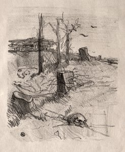 Hřbitov v Haliči od Henri de Toulouse Lautrec