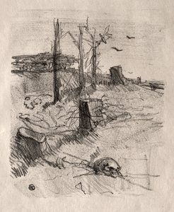 Un Cimetière en Galicie, 1898. od Henri de Toulouse Lautrec