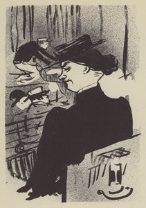 Une Spectatrice od Henri de Toulouse Lautrec