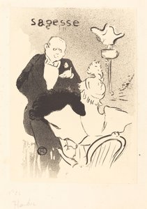 Moudrost od Henri de Toulouse Lautrec