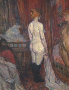 Žena před zrcadlem, 1897. od Henri de Toulouse Lautrec