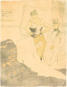 Žena v korzetu (Femme en corset) od Henri de Toulouse Lautrec
