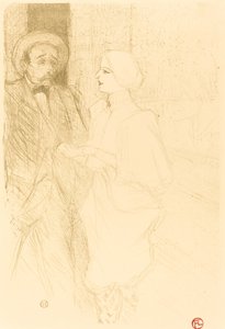 Yahne a Mayer v Obtížném věku Yahne a Mayer v Obtížném věku, 1895. od Henri de Toulouse Lautrec