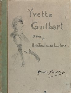 Yvette Guilbert-Englische Serie von Henri de Toulouse Lautrec