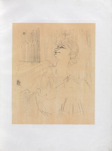 Yvette Guilbert-anglická série: Menilmontant de Bruant od Henri de Toulouse-Lautrec