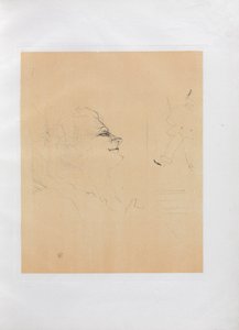 Yvette Guilbert-anglická série: Pessima od Henri de Toulouse-Lautrec