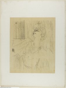 Yvette Guilbert — Menilmontant de Bruant, od Yvette Guilbert od Henri de Toulouse-Lautrec