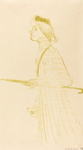 Yvetta Guilbertová od Henri de Toulouse Lautrec