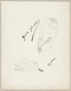 Yvetta Guilbertová od Henri de Toulouse-Lautrec