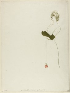Yvetta Guilbertová od Henri de Toulouse Lautrec