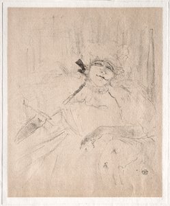 Yvette Guilbert: Stará píseň, 1898. od Henri de Toulouse Lautrec