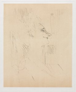Yvette Guilbert v opilosti od Henri de Toulouse Lautrec