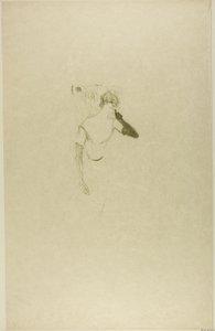 Yvette Guilbert, v Colombine na Pierrot od Henri de Toulouse Lautrec