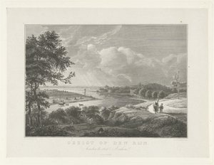 Pohled na Rýn pod Arnhem Pohled na Rýn (název na objektu) Scény z okolí města Arnhem (název série) od Henricus Wilhelmus Couwenberg