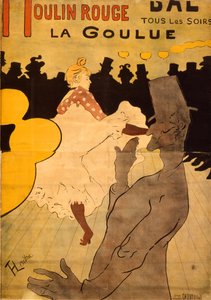 Moulin Rouge-La Goulue od Henri de Toulouse Lautrec