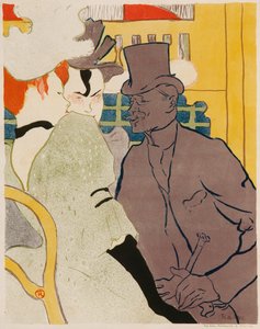Angličan v Moulin Rouge od Henri de Toulouse Lautrec