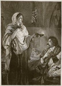 Florence Nightingale v nemocnici ve Scutari, ilustrace z 