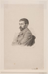 Portrét malíře P. A. J. Dagnana-Bouvereta od Henrik Arnold Hamilkar Sørensen