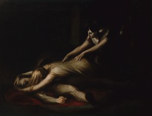 Bolest Kriemhildy od Johann Heinrich Füssli