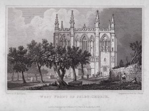 West Front of Selby Church (rytina) od Henry (after) Gastineau