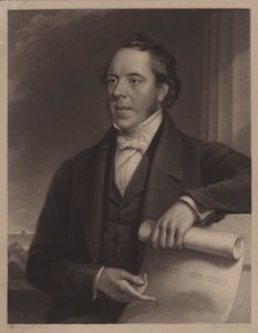 William Knibb, anglický baptistický misionář na Jamajce a abolicionista (rytina) od Henry (after) Room