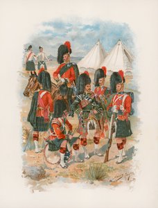 42nd Royal Highlanders, The Black Watch (chromolitho) od Henry A. Payne