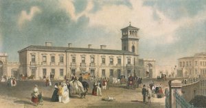 London Bridge Station, Bermondsey, Londýn, 1845 od Henry Adlard