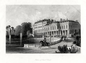 Palác Saint-Cloud, Paříž, Francie, 1875