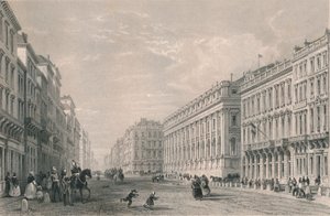 Rue du Chapeau Rouge, Bordeaux, polovina 19. století.