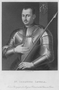 St Ignatius Loyola (rytina)