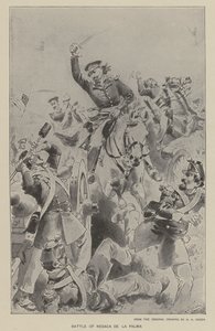 Bitva u Resaca de la Palma (litho) od Henry Alexander (after) Ogden