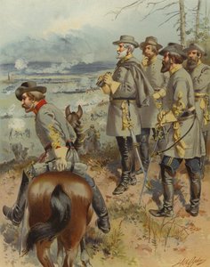 Generál Robert E Lee ve Fredericksburgu od Henry Alexander (after) Ogden