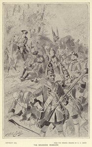 Braddockský masakr (litho) od Henry Alexander (after) Ogden