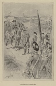 Kapitulace v Yorktownu (litho) od Henry Alexander (after) Ogden