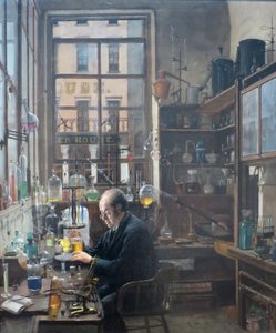 V laboratoři, Henry Alexander, asi 1885-87 od Henry Alexander