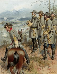 Gen. Robert. E. Lee ve Fredericksburgu, 13. prosince 1862, pub. 1900 od Henry Alexander Ogden