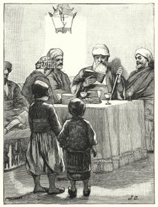 Novodobý židovský pesach (litho) od Henry Andrew Harper