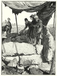 Lis na víno v Libanonu (litho)