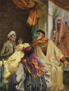 Na bazarech v Damašku (barva lito) od Henry Andrew Harper