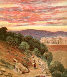 Olivová hora a Jeruzalém od Henry Andrew Harper