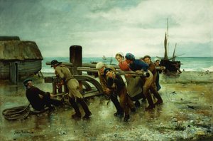 Tahání lodi, 1887