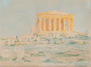 Parthenon, západní fasáda, n. d.