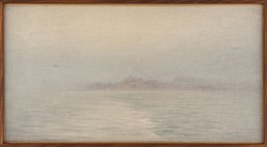 Mlha na moři, asi 1911 (olej na plátně)