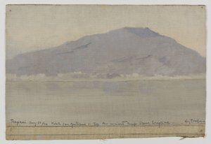 Trapani, Monte San Giuliano (Sicílie), 1899 (olej na plátně)