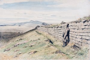 Cockmount Hill (tužka, kvaš na papíře, na kartě) od Henry Burdon Richardson